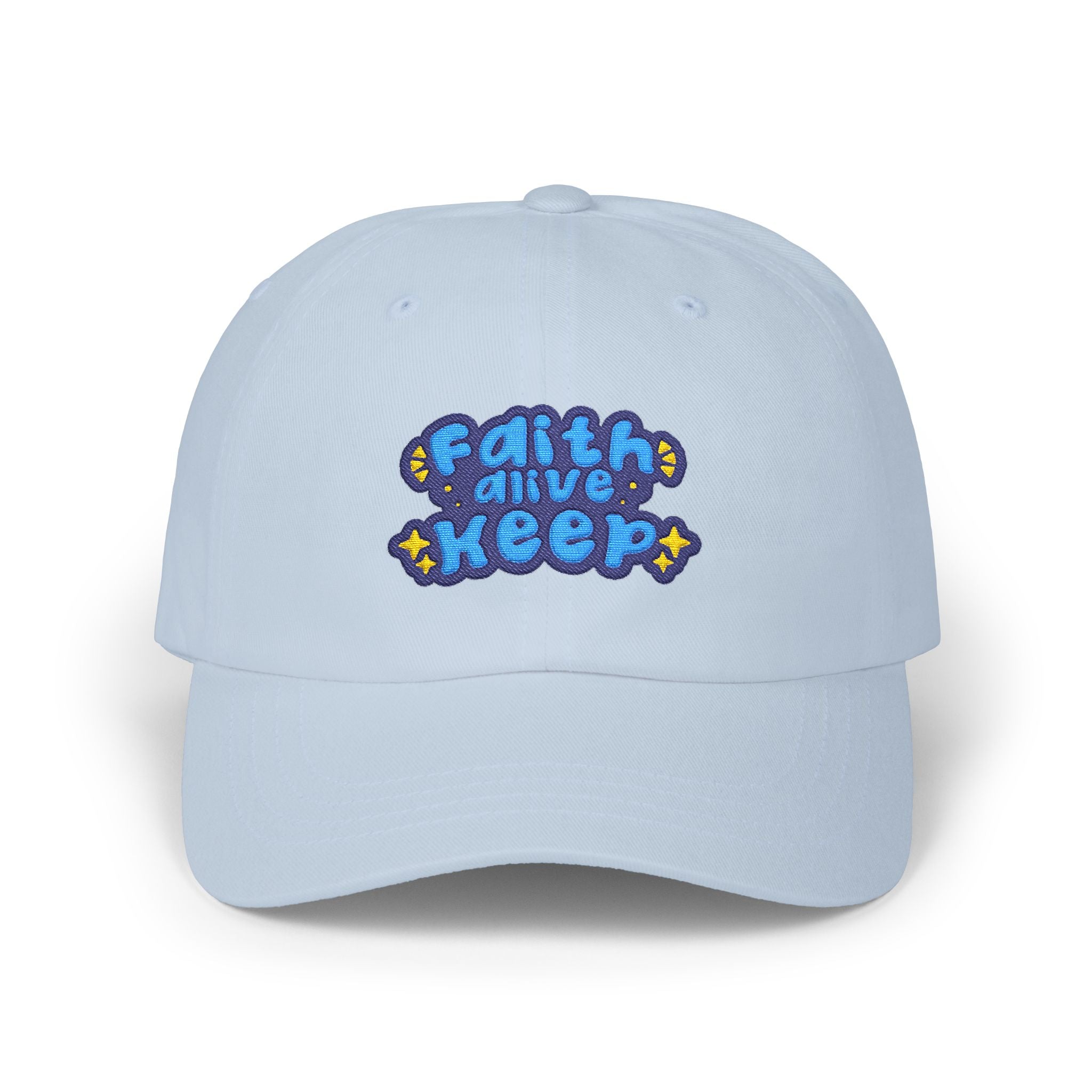 Dad Cap — 'Faith and Keep' Embroidered Inspirational Baseball Hat