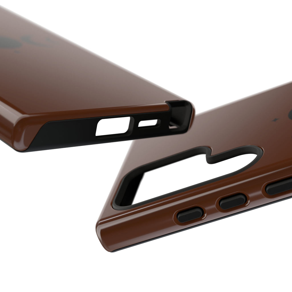 Triple Moon Phone Case — Brown Witchy Celestial iPhone Cover