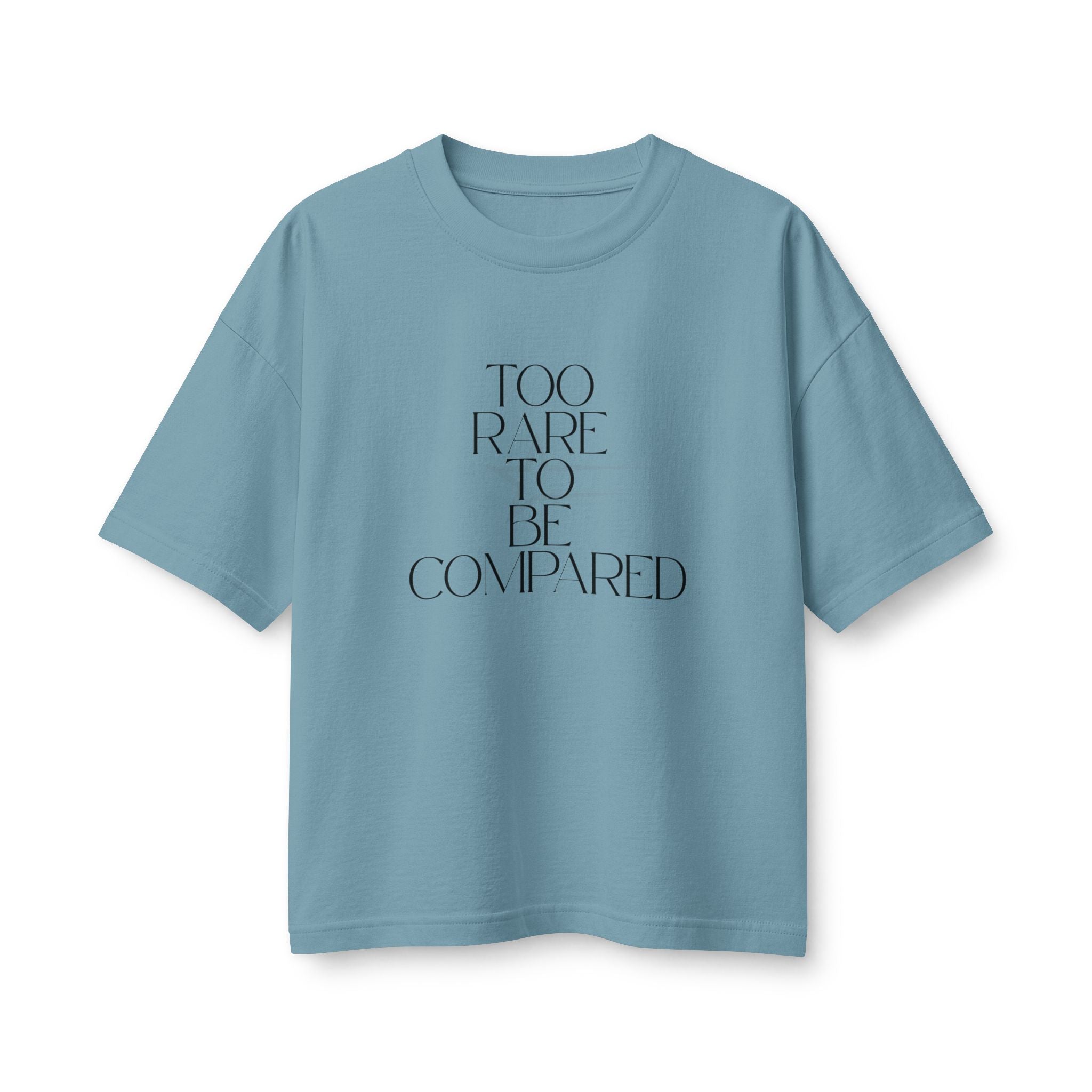 Women's 6-Ounce Heavyweight Tee — Minimalist Confidence Graphic Shirt