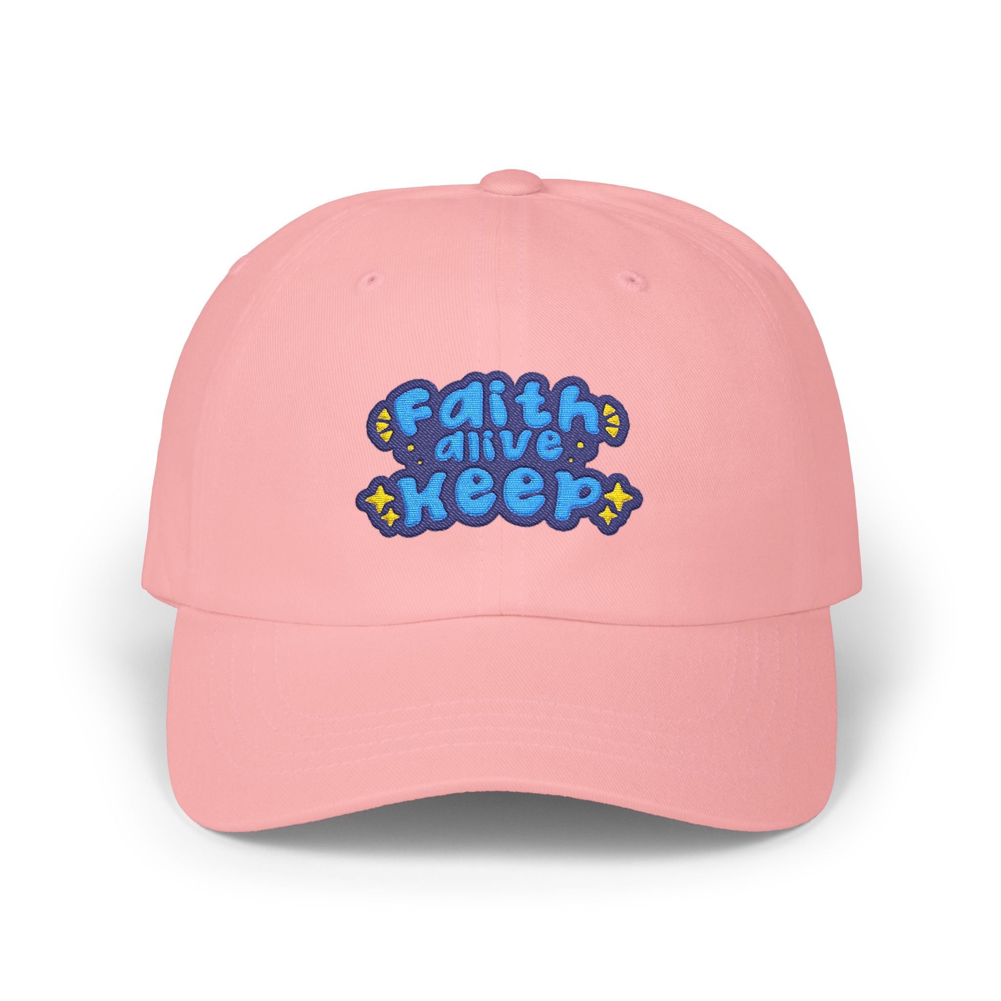 Dad Cap — 'Faith and Keep' Embroidered Inspirational Baseball Hat