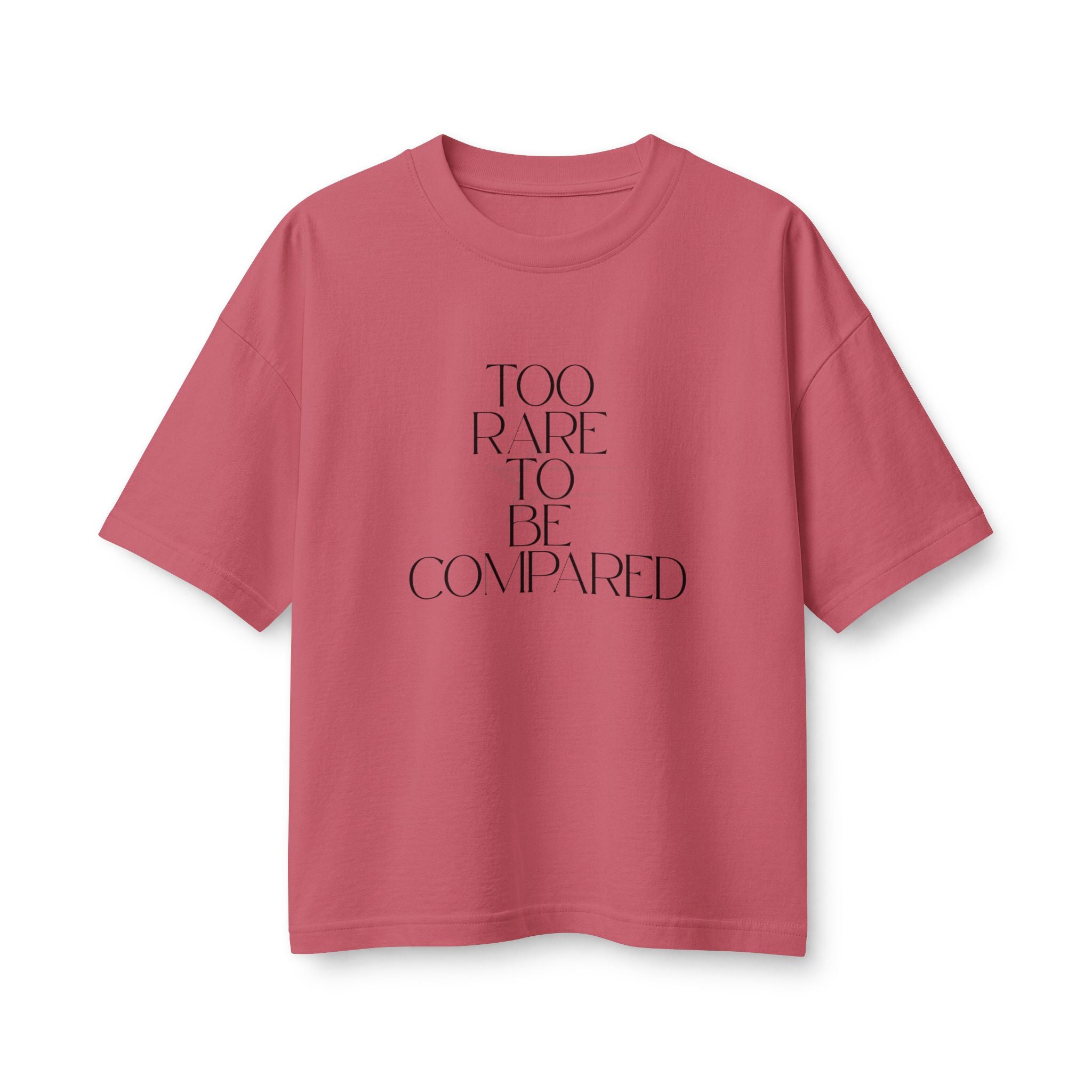 Women's 6-Ounce Heavyweight Tee — Minimalist Confidence Graphic Shirt