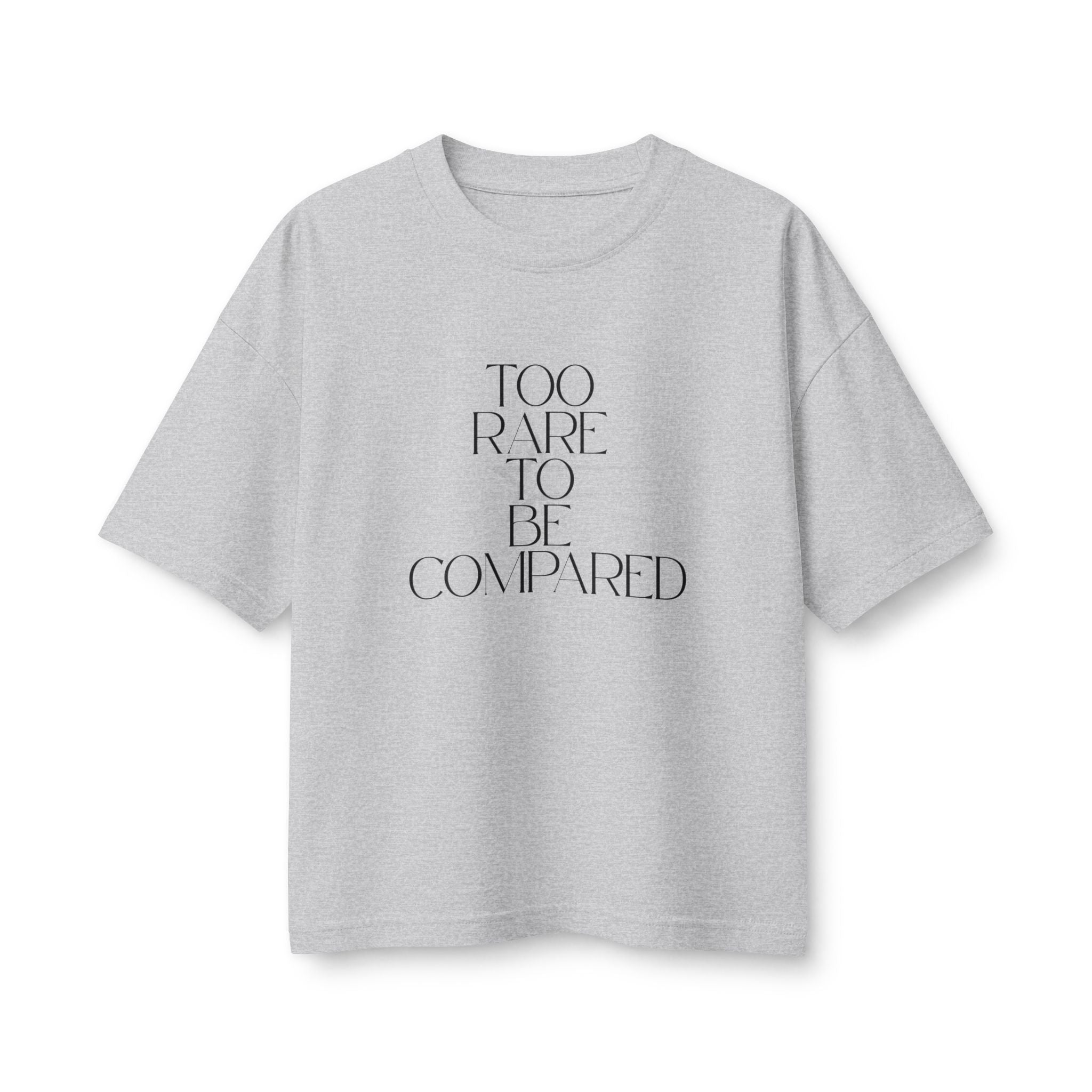 Women's 6-Ounce Heavyweight Tee — Minimalist Confidence Graphic Shirt