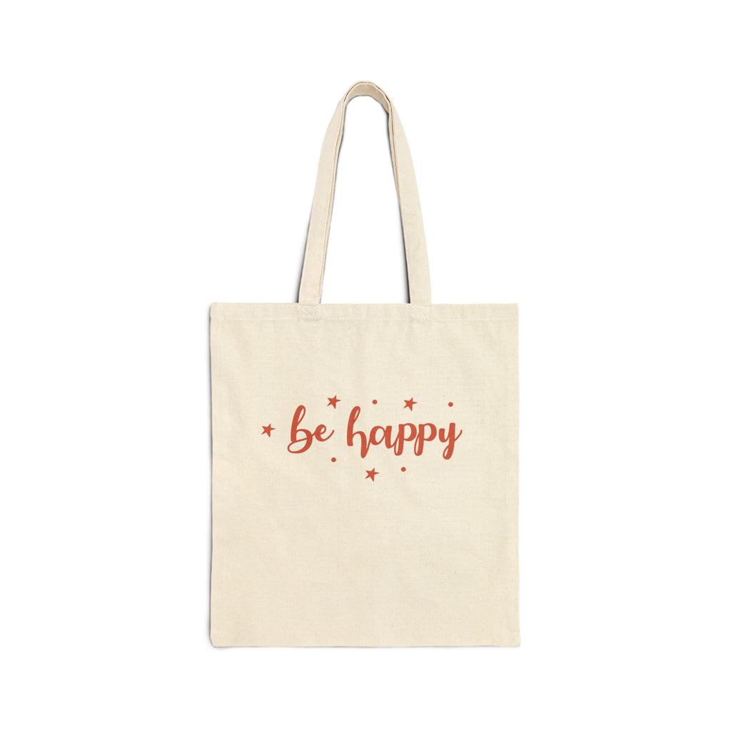 Canvas Tote Bag — Positive Quote Cotton Shopper