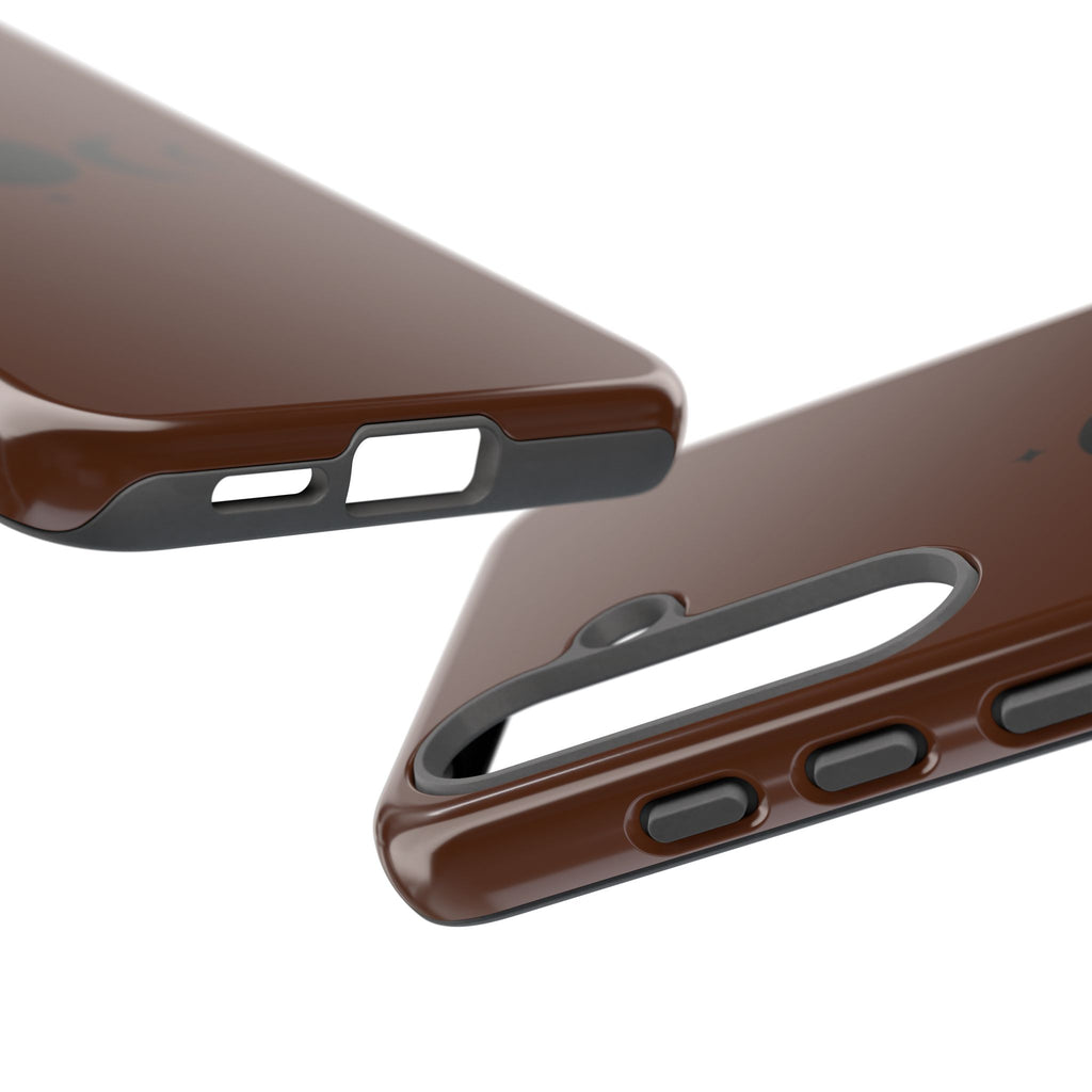 Triple Moon Phone Case — Brown Witchy Celestial iPhone Cover