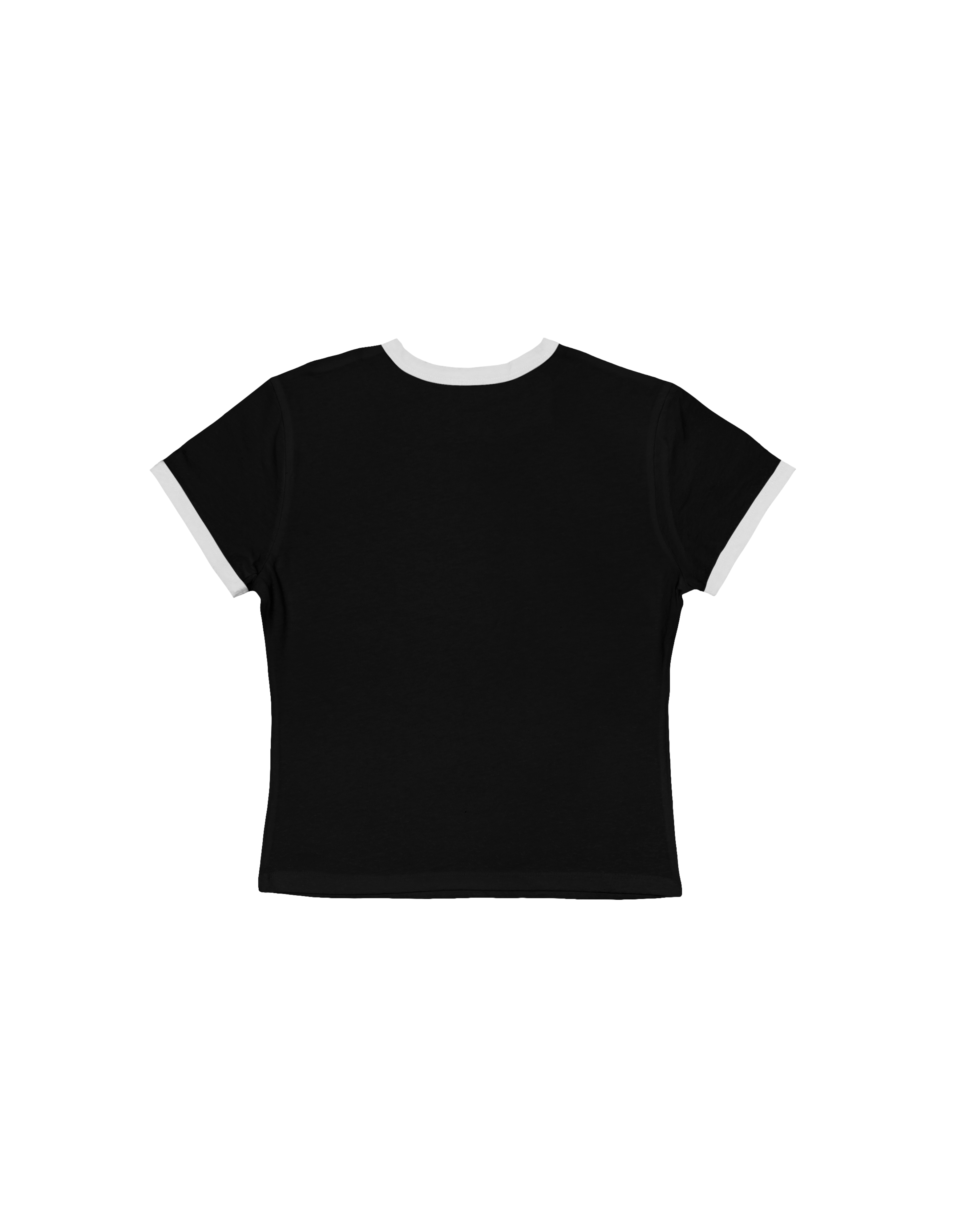 Women's Ringer Tee — Retro Mountain Graphic