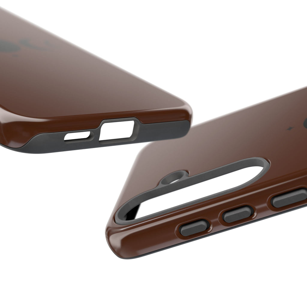 Triple Moon Phone Case — Brown Witchy Celestial iPhone Cover