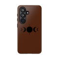 Triple Moon Phone Case — Brown Witchy Celestial iPhone Cover