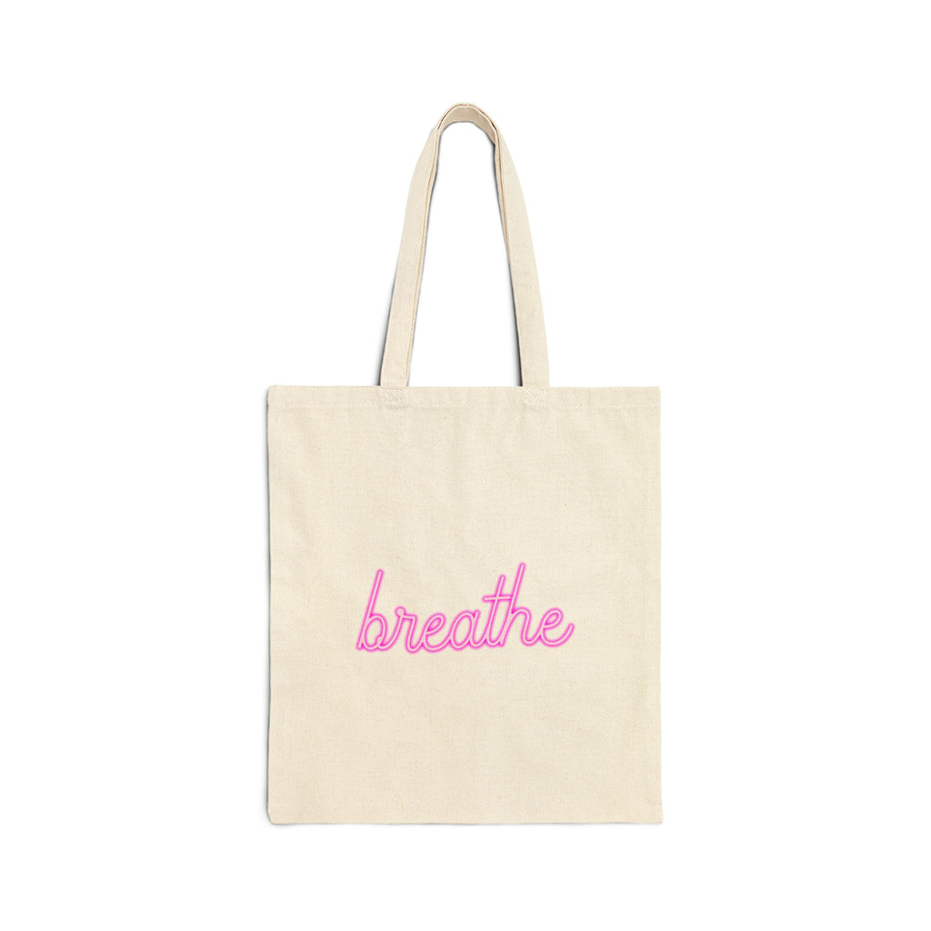 Canvas Tote — Pink Script Eco-Friendly  Bag