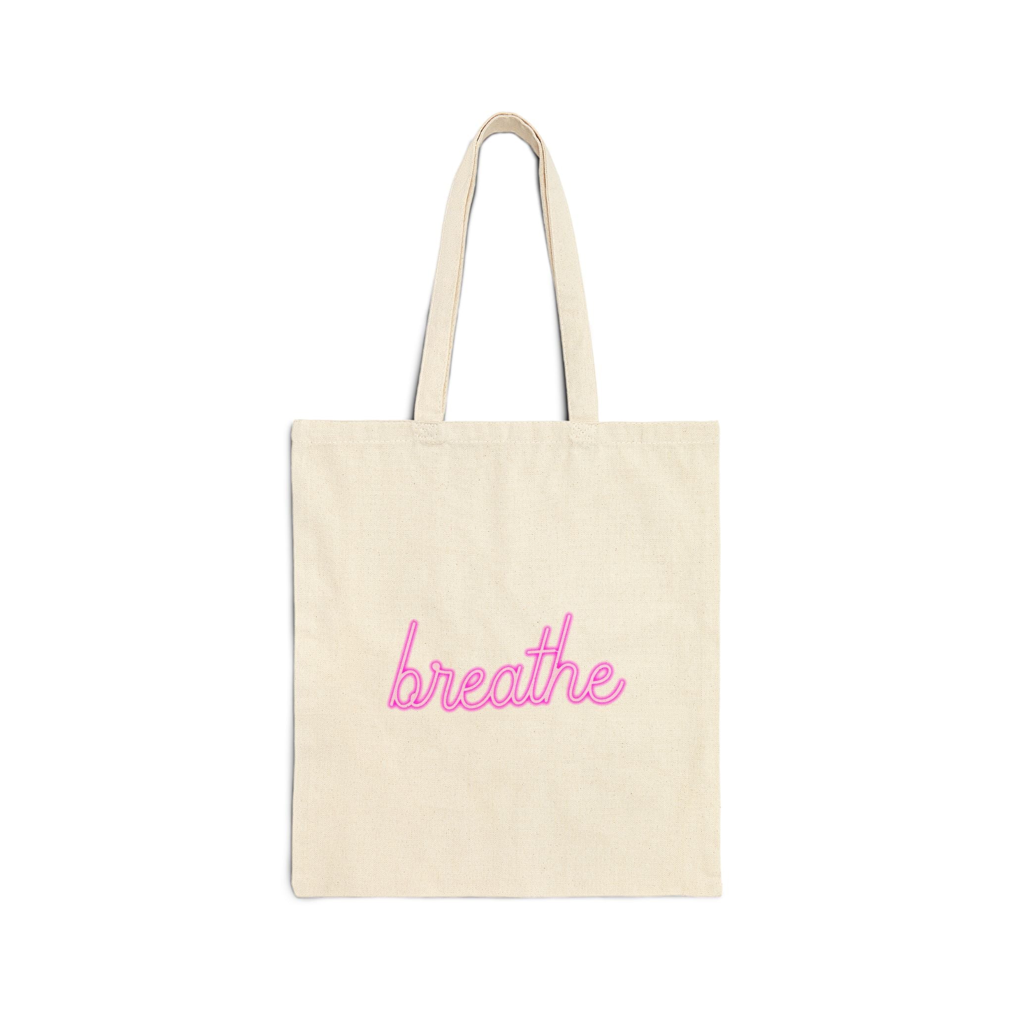 Canvas Tote — Pink Script Eco-Friendly  Bag