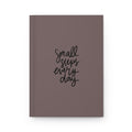 Hardcover Journal — Motivational Notebook for Goal Setting & Daily Progress