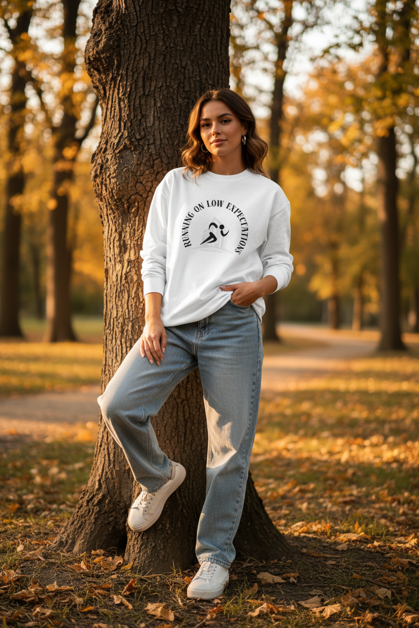 Minimalist nature tee lifestyle shot